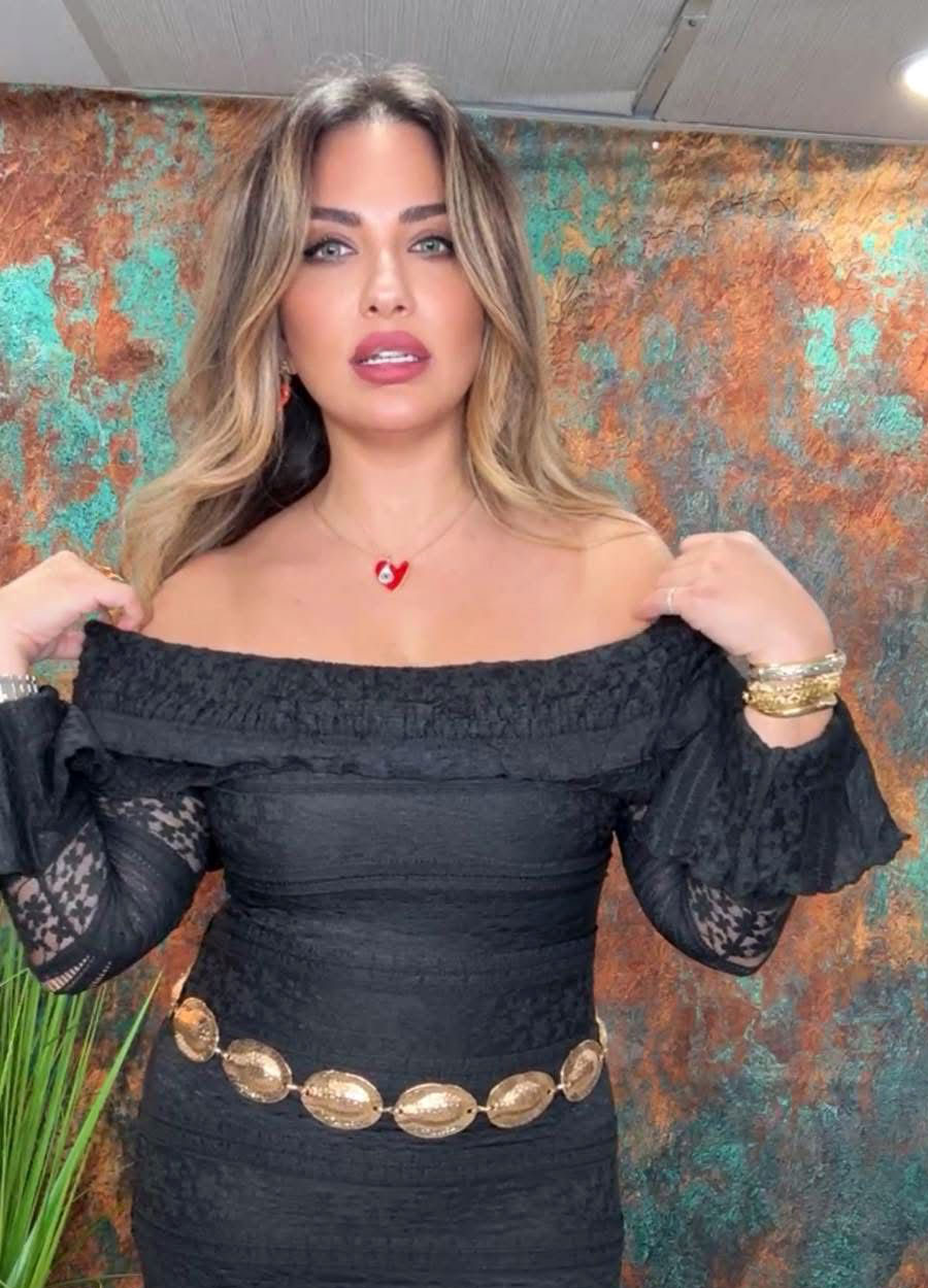 Midnight Lace Elegance Top