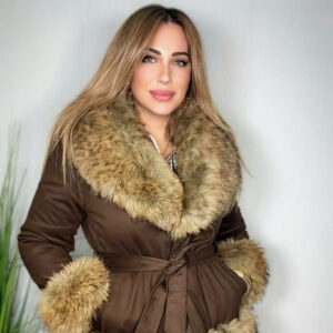 Fur Trim Leather Jacket