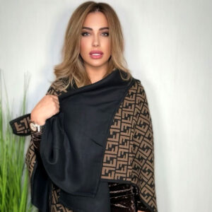 Luxury Double-Face Shawl Cape