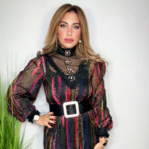 Patterned Long Dress