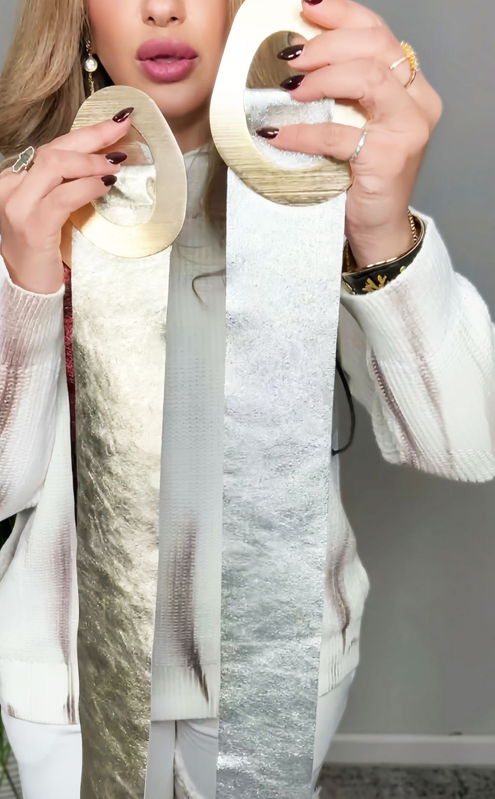 Luxury Metallic Statement Belt